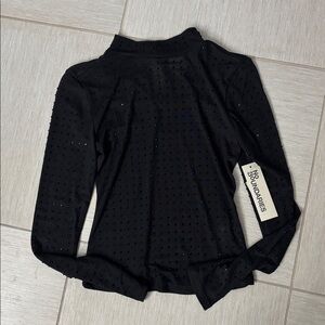 No Boundaries sheer long sleeve